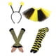 thumbnail image 4 of SAILING Conjunto de disfraz de abeja con orejas de abeja, diadema, manga, tutú, gafas, calcetines para niños y adultos, 4 of 5