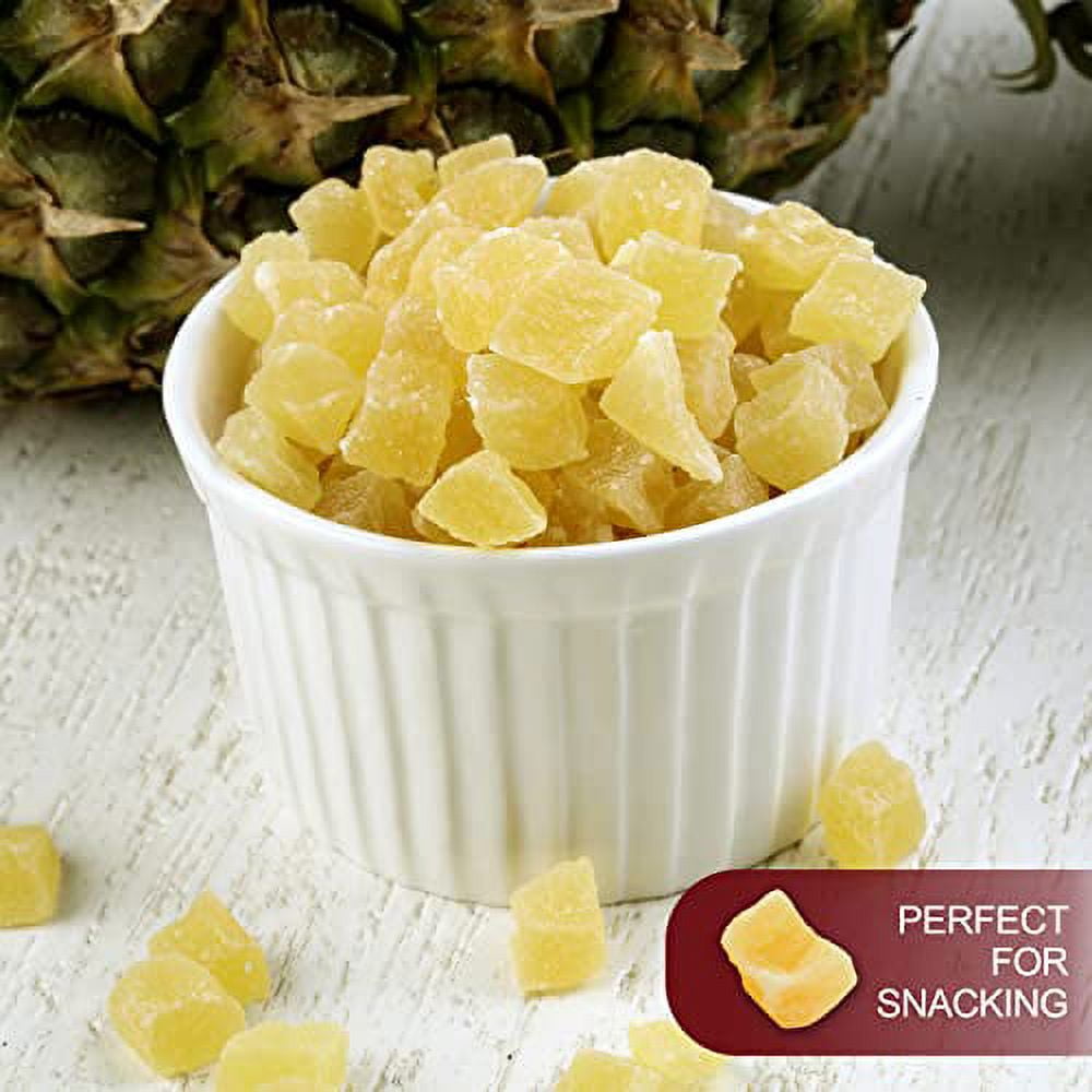 We Got Nuts Dried Pineapple Chunks, Freshly Packed Gourmet Savory Snack Fruit, Kosher, 5 lb, 80 oz