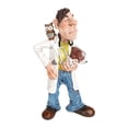 thumbnail image 2 of 2x Escultura de Resina Creativa Decoraciones de Escritorio Regalo de Cumpleaños Estatuas de Doctor Coleccionables Figuras para La Entrada de La Oficin Amarillo 9x5x16cm Inyectar 3x3x6.5in perfecl Figura de médico, 2 of 8