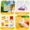 thumbnail image 5 of 3 Sets of Reusable Jelly Stickers Books - Perfect for 3-6 Year Olds Jelly Stickers Books - Airplane and Car Travel Toys Educational Gifts for Boys and Girls (Robot+Science+Desert）, 5 of 7