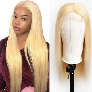 LUMIERE Hair Blonde Lace Front Wigs Human Hair - 613 Closure Wig Human Hair  4x4 HD Lace