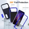thumbnail image 6 of Kickstand Case for iPhone 17 Pro, Shockproof, Dropproof,slim & tough, pocket-friendly,Anti-fall Rugged phone case, Slim Fit for iPhone 17 Pro Phone Case with Built-in Kickstand,G, 6 of 9