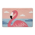 thumbnail image 4 of Felowaigam Bathroom Rug Cute Animal Pattern Fun Bath Mat, Microfibre Soft Oval Rug, Rubber Back, Multi-Color, Durable, Machine Wash Bath Mat for Bathroom Floor, 4 of 4