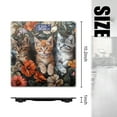 thumbnail image 2 of Bathroom Scale, Highly Accurate Digital Body Scale,Precisely Measures Weight up to 400 lbs-Cute Kittens Sitting On Top Of Flowers In The Style Of Oil Painting, 2 of 4