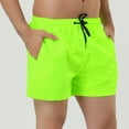 thumbnail image 2 of Pantalones cortos de natación Lars Amadeus con forro de malla color Verde claro 34, 2 of 6
