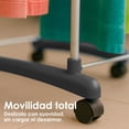 thumbnail image 4 of Tendedero para Ropa Secador Portatil y Colgador Vertical con Ruedas, Plegable Colgador de Ropa para Interiores y Exteriores Facil de Guardar Organizador de Ropa (GRIS4N), 4 of 7