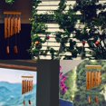thumbnail image 1 of Carillón de viento de madera, carillón de viento de bambú, carillón de viento de madera para jardín, Patio y decoración del hogar, 1 of 4