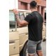 thumbnail image 2 of ABPHQTO Camiseta ROUTE 66 Graphic Hombre Negra, 2 of 5