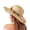 Beige Flowers Hat, variant on Beach Hat for Women, Wide Brim Sun Straw Hats for Women, Sun Hat Womens UPF 50+ UV Protection, Floppy Foldable Summer Hats