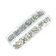 thumbnail image 1 of Vogacara Nail Pixie Beads Crystal Rhinestones Piedra de grava profesional Suministros de bricolaje Accesorio de manicura para doméstico AB Type3 NO3, 1 of 6