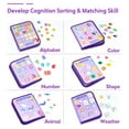 thumbnail image 6 of Sunforu Busy Board Montessori Toys for 1 2 3 4 Year Old Toddlers,7 in 1 Busy Book for 1-3 Boys Girls,Educational Activity for Sensory Play, 6 of 8