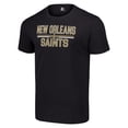 thumbnail image 2 of Men's Starter Black New Orleans Saints Team Mesh Print Graphic T-Shirt, 2 of 3