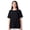 Black, variant on Crown Craze® Youth Short Sleeve T-Shirts 100% U.S. Cotton Crewneck Solid Tee Shirt (Black, S)