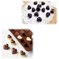 thumbnail image 2 of 4pcs 15 Cavity Heart Shaped Chocolate Mold Silicone Candy Candy Mold, 2 of 5