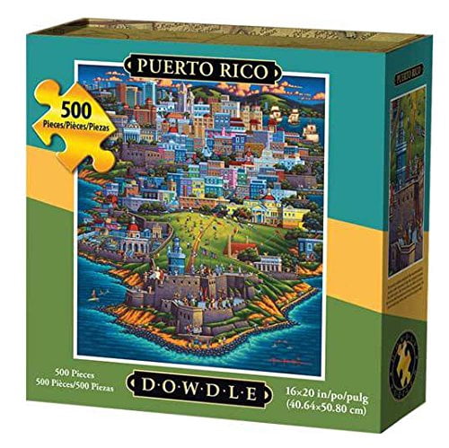 500-Piece Wooden Jigsaw Puzzle - Premium Basswood, 20.6 X 15.1 Inches, Puerto Rico Design