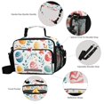 thumbnail image 3 of FORMRS Student Insulated Lunch Bag with Shoulder Strap Reusable Cooler Box for School, Cute Easter Eggs, 3 of 9