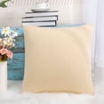thumbnail image 4 of PiccoCasa 18"x18" Spandex Sofa Cushion Cover Decorative Throw Pillowcase, Beige, 4 of 7