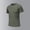 Army Green, variant on Mens T-Shirt Short Sleeve Muscle Crewneck Slim T Shirt Gym Sports Athletic Tee Shirts for Summer
