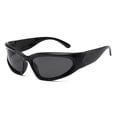 thumbnail image 3 of Wutalume Trendy Fashion Sunglasses for Men and Women, Party Decoration Glasses with UV Protection, Fun and Stylish Eyewear for Festivals, Events, and Daily Fashion Statement,Black, 3 of 4
