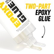 Glue Masters 2 Part Epoxy, 5 Minute Set, .81 Ounce Syringe, Clear