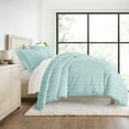 thumbnail image 3 of Duvet Cover Set - Ultra Soft & Breathable - Pale Blue Wheatfield Floral for Queen Size Bedding by Comfort Canopy, 3 of 13