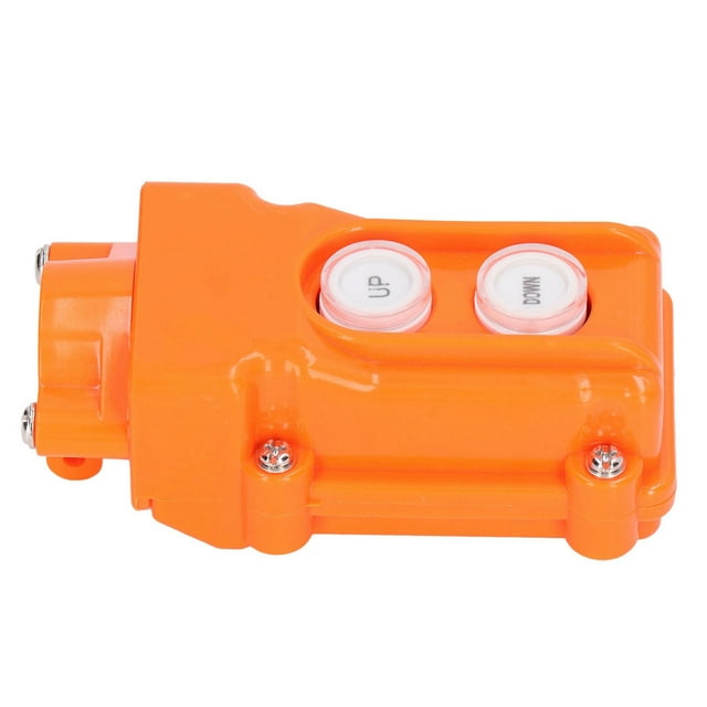 Interruptor pulsador de grúa, estación de control colgante de plástico, interruptores de elevación y descenso con manguito de unión, 220 V, 500 V
