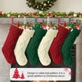 thumbnail image 4 of Ayieyill 6pcs Christmas Stockings Large Knitted Xmas Stockings 18 Inches Fireplace Hanging Stockings for Family Holiday Christmas Decoration, 4 of 8