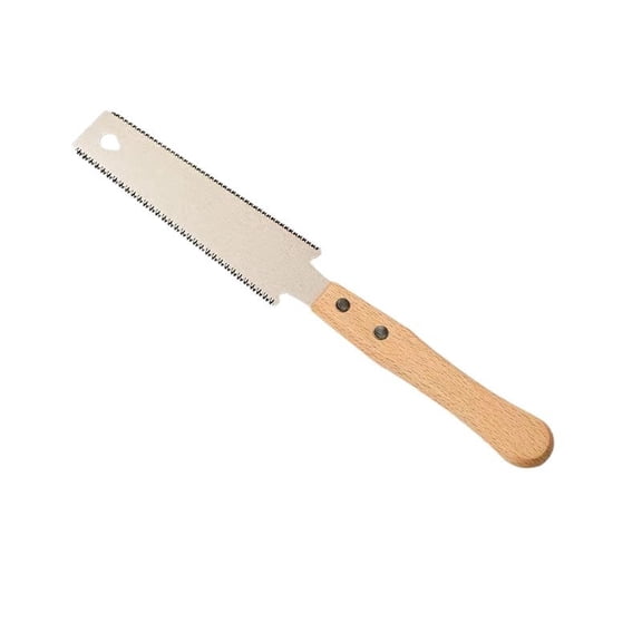 FACEGA Saw,Hand Saw with Double-Sided Teeth,Ergonomic Wooden Handle