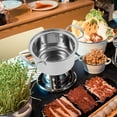 thumbnail image 6 of 201 Stainless Steel Cook Pot Soup Pan Single Small Hot Cooking Cooker Spaghetti One Individual, 6 of 6