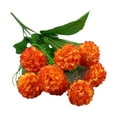 thumbnail image 2 of Goodhd Bunch Wedding Artificial Silk Hydrangea Posy Flower Bouquet Home Party Decor,Sunset Red, 2 of 8
