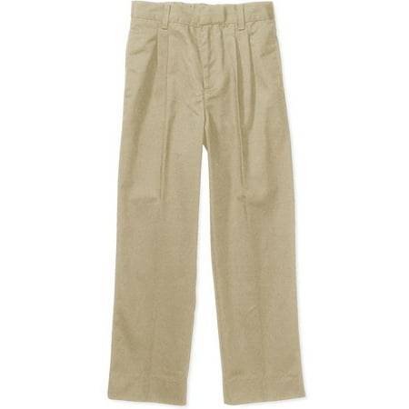 George Boys School Uniform Flat Front Pants (Little Boys & Big Boys)