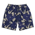 thumbnail image 5 of Goofa Lilies Flowers Printed Mens Swim Trunks Summer Quick Dry Short Beach Swimwear Bathing Suits-Large, 5 of 9