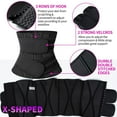 thumbnail image 7 of COMFREE Women's Sauna Waist Trainer Sweat Belt Compression Trimmer Workout Fitness Shapewear, 7 of 7