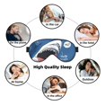 thumbnail image 7 of Naloa Great White Shark Print Sleep Mask for Sleeper, Light Blocking Sleeping Eye Mask for Women Men, Eye Shade with Adjustable Strap for Travel, Nap,Meditation, 7 of 7
