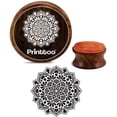 thumbnail image 1 of Printtoo Rond Tampon en Caoutchouc Mandala en Bois Scrap-booking Métier Timbre Textile-4 Pouces, 1 of 1