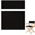 thumbnail image 1 of 1 juego de repuesto de lona para silla de director con palo de madera, funda de repuesto portátil de lona para silla de director, asiento y respaldo de silla de maquillaje de repuesto, 1 of 9