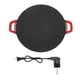 thumbnail image 2 of Round Electric Grill 40cm Smokeless Nonstick Rapid Heat Up BBQ Grill Pancake Maker with Handles US Plug 110V, 2 of 4