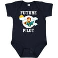 thumbnail image 3 of Inktastic Future Pilot Airplane for Boys Boys Baby Bodysuit, 3 of 5