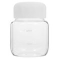 thumbnail image 1 of Glass Water Bottle Clear Small Water Bottle Juice Bottle for Milk Coffee, 1 of 4