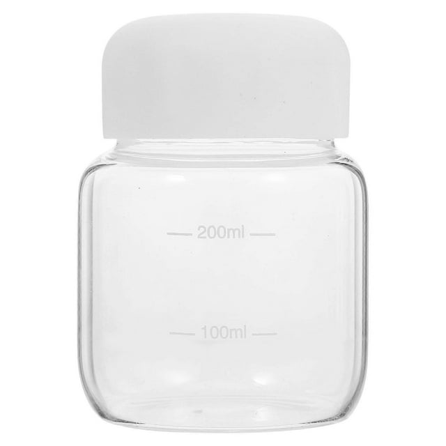 Glass Water Bottle Clear Small Water Bottle Juice Bottle for Milk Coffee
