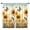Sunflowers and Butterflies, variant on Blackout Kids Curtains,Sea Turtle Sjellyfish Childrens Insulated Curtains Set Of 2,Bedroom Essentials,Toddler Room Decor 42x54in(106x137cm)