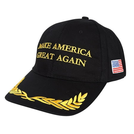 Make America Great Again Hat MAGA Hat Black Donald Trump Hat United States President Hat Slogan Hat Maga Black Olive Branch Military Style Baseball Cap
