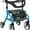 Blue, variant on Drive Medical Nitro Sprint Rollator Rolling Walker, Black