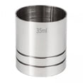 thumbnail image 1 of 2 tazas medidoras de acero inoxidable, medidor de cóctel, bebidas de barman profesionales 2 piezas, 1 of 9
