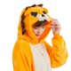 thumbnail image 2 of Onesie De León de lana para hombres y mujeres, pijamas cálidos de una pieza para adultos, disfraz de Halloween, Navidad, Animal de dibujos animados, Invierno, 2 of 4