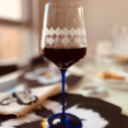 thumbnail image 4 of Coup Chess 6 Bordeaux Crystal Cups Set 650 mL - Handmade Product, 4 of 7
