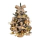 thumbnail image 3 of Árbol de Navidad artificial de mesa con simulación de árbol de Navidad, decoración LED cálida para fiestas. Estilo C, 3 of 9