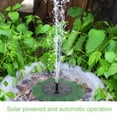 thumbnail image 3 of Fuente De Agua Solar, Fuente Solar Fácil De Instalar De 5 V, 1,6 W Para Decoración Al Aire Libre Hotel Hogar Baño De Pájaros Estanque Decoración De Jardín Circulación De, 3 of 7