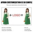 thumbnail image 4 of LNGOOR Professional Grade Apron for Kitchen, Grill, and BBQ (Green), 4 of 8