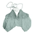 thumbnail image 4 of Women's Tank Top Spaghetti Strap Camisoles Sleeveless Square Neck Tops Lace Crop Tank Top Summer Streetwear 3x Sleeveless Shirts Breathe Top Women Fitted Shirt Women Ballet Tops for Women Dressy, 4 of 4